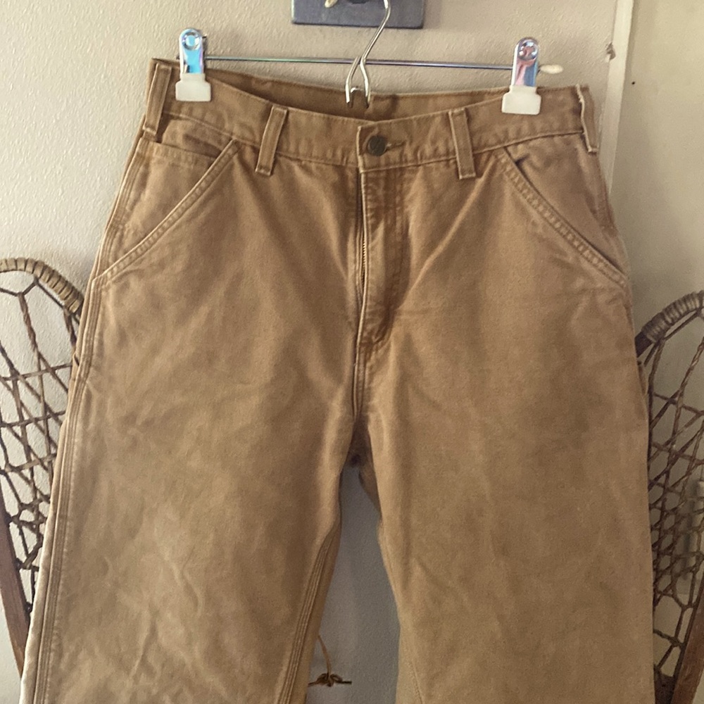 Carhartt Duck Flannel Lined Dungaree Fit Work Pant